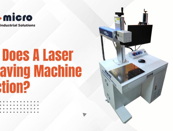 How does a laser engraving machine function? 